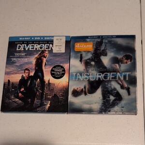 Divergent and Insurgent Blu-ray Set